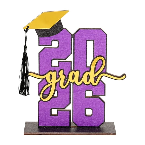 Kjfeif Class of 2026 Graduation Ornament Keepsake for High School & College Seniors, Personalized Congratulations Grad Decor for Party, Gift Idea, Shelf or Tree Hanging Decoration