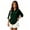 38#Dark Green, variant on Kids' 3/4 Sleeve Polo Shirt Cotton Solid Button Front T-Shirt Weekend Style Side Slits