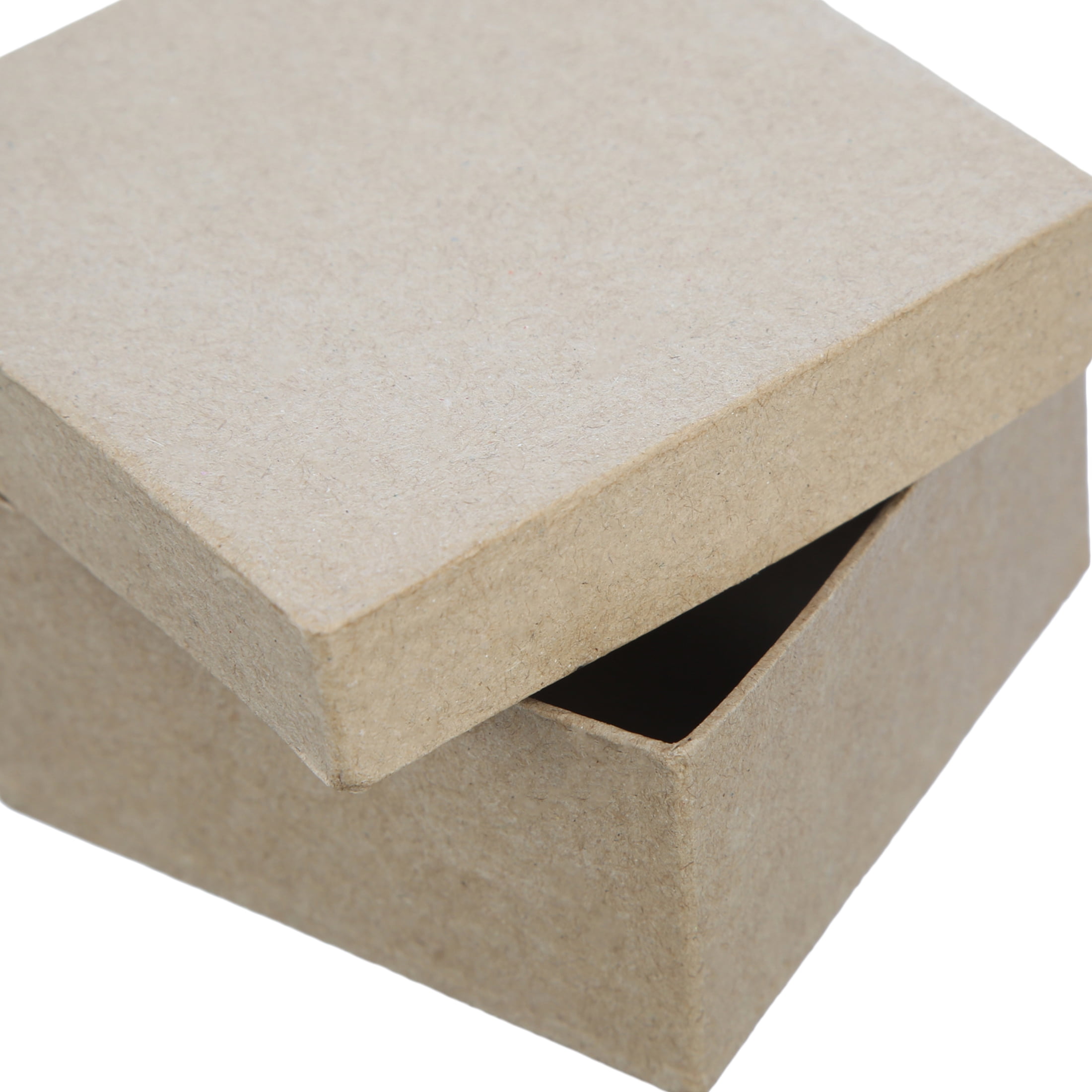 Paper Mache Rectangle Box Set, 3.50 x 2.50 x 1.50 Inches