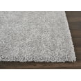 thumbnail image 4 of Nourison Malibu Shag Solid Shag Silver Grey 3' x 5' Area Rug, (3' x 5'), 4 of 8