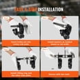 thumbnail image 5 of VEVOR Manual Push Beam Trolley, 1100lbs Capacity, 1/2 Ton, Adjustable 2.5"-5.5" Flange Width, Heavy Duty Steel with Dual Track Rollers for Lifting, 5 of 12