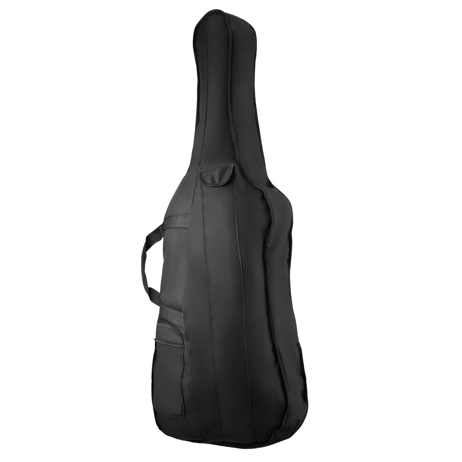 Compact Carbon Fiber Violin Case - 4/4 Full Size Black Carrying Bag with Shoulder Strap