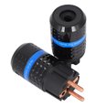 thumbnail image 2 of Conector IEC Conector de cable de alimentación de CA de cobre puro profesional 100‑250VE102 / F102 (macho / hembra), 2 of 5