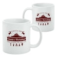 thumbnail image 2 of Santa's Workshop Logo Christmas Toys North Pole Alaska White Mug, 2 of 4