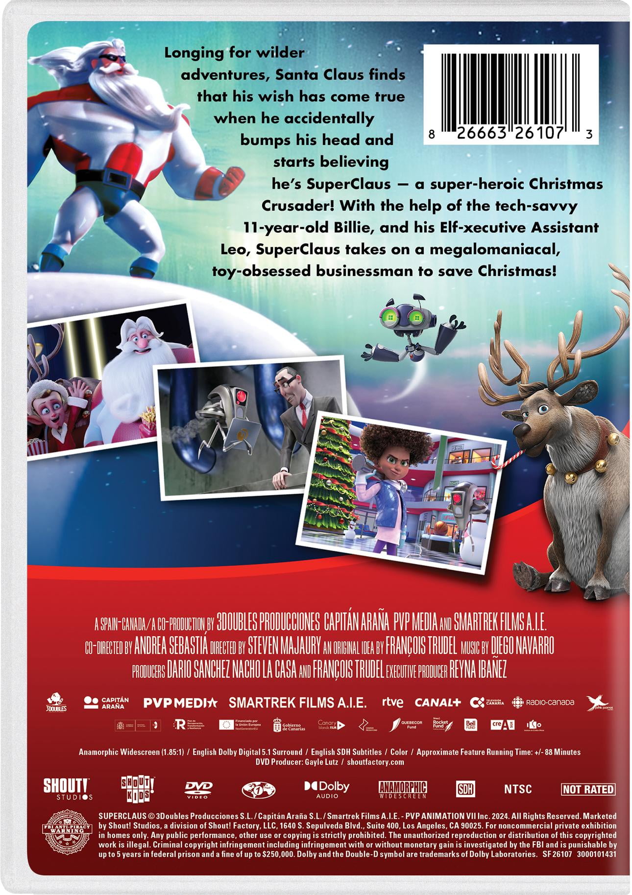 SuperClaus (DVD), Family, Shout! Factory - Walmart.com