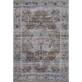 thumbnail image 3 of JONATHAN Y WASHABLE 5 x 8 Area Rug, Alanya Ornate Medallion - Brown/Light Gray, WSH100C-5, 3 of 10