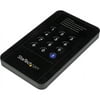 StarTech.com 2.5in USB 3.0 Encrypted External Hard Drive Enclosure, Portable SATA HDD