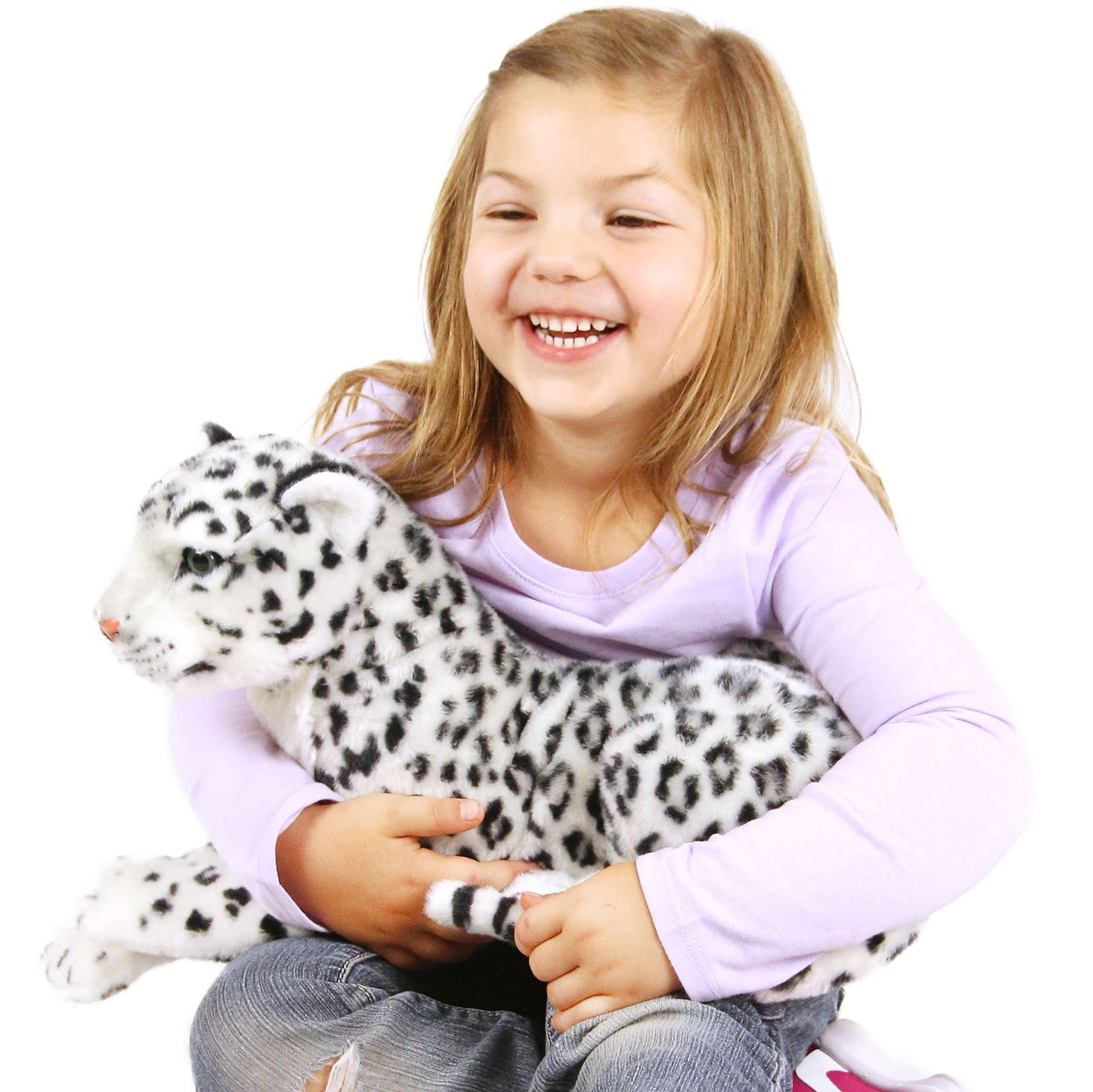 Sinovia The Snow Leopard | 17 Inch Stuffed Animal Plush | By TigerHart Toys