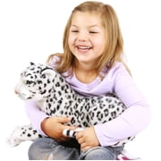 Sinovia The Snow Leopard | 17 Inch Stuffed Animal Plush | By TigerHart Toys