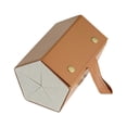 thumbnail image 2 of Organizador de gafas de , caja de almacenamiento de gafas de cuero sintético, multifunción, portátil, para colgar, para mujeres y hombres. Caqui 5 cuadrículas, 2 of 8