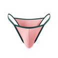 thumbnail image 2 of ylioge Mens Underwear Thongs Trendy Low Rise Solid Color Stretchy G-String Breathable Support Briefs, 2 of 4