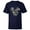 Navy, variant on Mickey Camo Gray - Short Sleeve T-Shirt for Kids - Customized-White