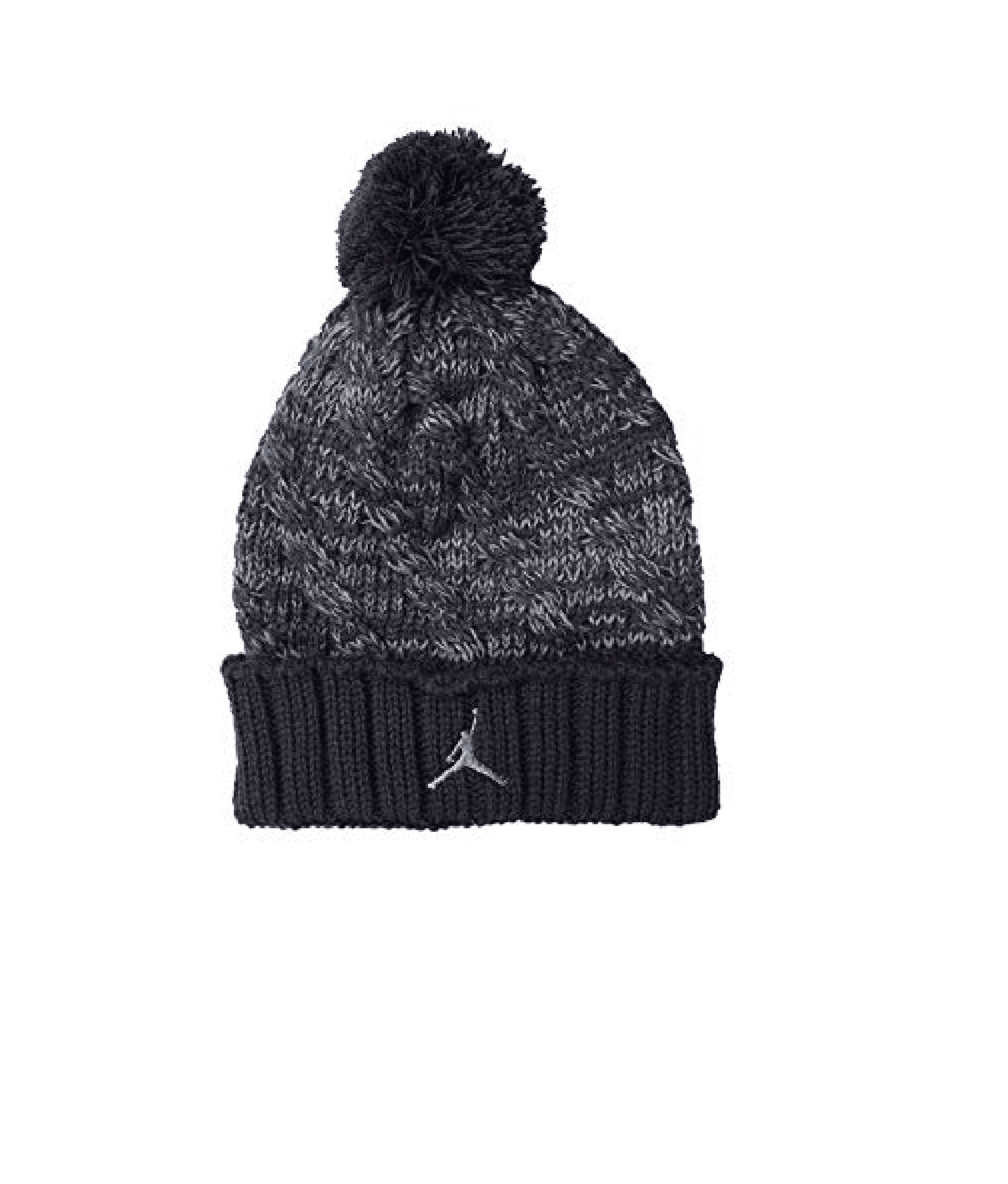 NIKE Jordan Jumpman Cable Pom Beanie Hat Dark Grey Size 8/20