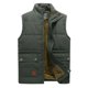 thumbnail image 2 of Chaleco de invierno para hombre, chaleco cálido, chaquetas de lana, abrigo sin mangas para hombre, moda de piel 2024, ropa de marca de talla grande para hombre, 2 of 5