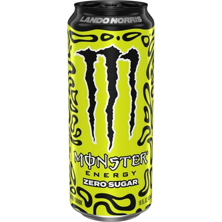 Monster Energy, Lando Norris, Sugar Free Energy Drink, 16 fl oz, Can