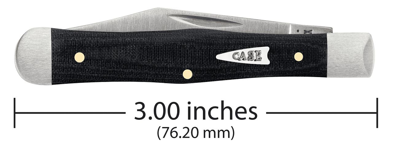 Case Cutlery 27737 Swell Center Jack Micarta Folding Pocket Knife