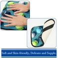 thumbnail image 3 of Tennis 12.5x8.2 Inch Soft Comfortable Furry Printed Car Armrest Pad Cover Mat Accessories, 3 of 6
