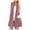 Z2-Pink, variant on Womens Sleeveless Sherpa Vest with Pockets Lapel Open Front Fleece Cardigan Sweater Fuzzy Jacket Coat (Green, M)
