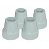 RMA705C0 - Gray Tips, Box Of 4, Fits 5/8 Alum. Quad Canes