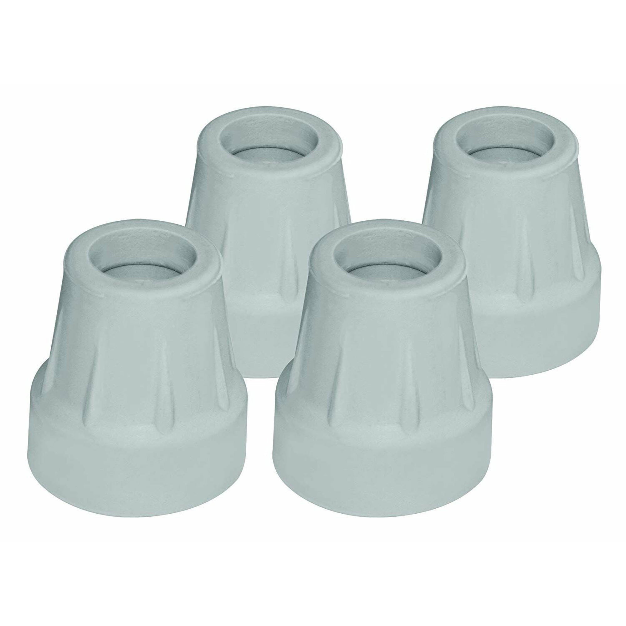 RMA705C0 - Gray Tips, Box Of 4, Fits 5/8 Alum. Quad Canes