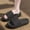 Black, variant on RuiJiao Men's EVA Thick-Soled Slippers, Odor-Resistant Non-Slip Comfortable for Home Bathroom in Black