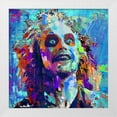 thumbnail image 2 of Stephen Chambers 20x20 White Modern Wood Framed Wall Art Titled - Beetlejuice, 2 of 6