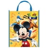 Package of 12 Large Plastic Mickey Mouse Favor Bags, 13" x 11"