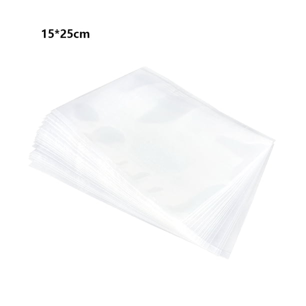 Bolsas selladoras al vacío Precortadas Almacenamiento de alimentos Saver Sellado térmico Cryovac (15 * 25 cm)