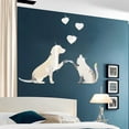 thumbnail image 5 of Animals Theme Acrylic Mirror Wall Decor Stickers Removable Dog DIY Mural Stickers Decals for Living Room Kid Baby Bedroom Bathroom Christmas Wall Decor Peel and Stick Wallpaper Clearance, 5 of 6