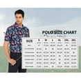thumbnail image 5 of Damipow Mens Golf Shirt Short Sleeve Printed Performance Moisture Wicking Dry Fit Polo Shirts for Men, 5 of 5
