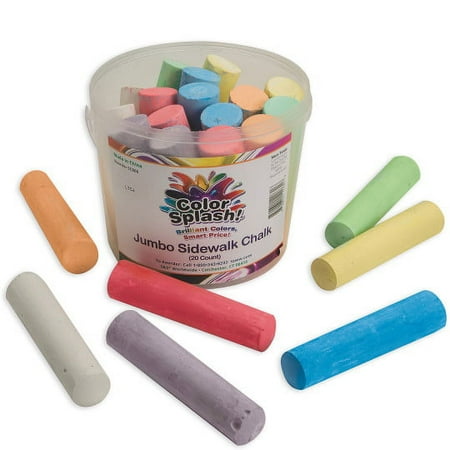 (Price/20 /Bucket)Color Splash! Sidewalk Chalk Bucket
