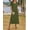Army Green, variant on Maxi Sundresses for Women Summer Casual V Neck Boho Flowy Aline Short Sleeve Loose Floral Shift Dresses with Pocket Long Split Dress Beach Cover Up