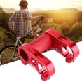 thumbnail image 4 of Manillar de bicicleta ultraligero ajustable de doble vástago, plegable y personalizable, color rojo, 4 of 8