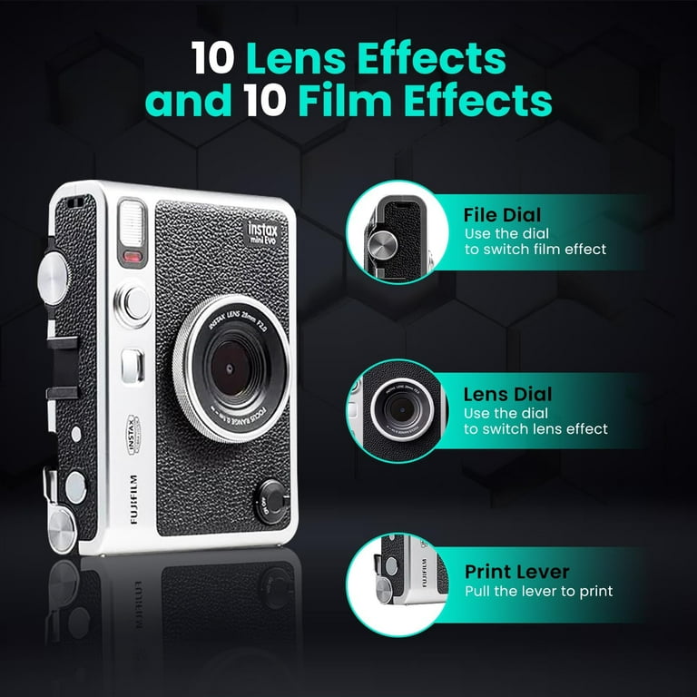 Fujifilm Instax Mini EVO Hybrid Camera with 20 Instant Film