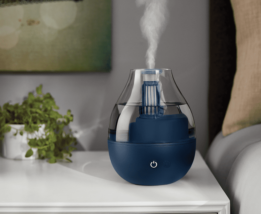 Mainstays 0.31 Gallon Ultrasonic Cool Mist Humidifier, Blue