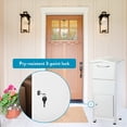 thumbnail image 2 of Architectural Mailboxes Elephantrunk® Package Delivery Box for Outside, Extra Large Lockable with Hopper Door, Heavy Duty Aluminum, Anti-Theft Baffle Porch Pirate Protection, White, 2 of 7