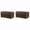 Mocha, variant on Suncast 99-Gal. Weather-Resistant Resin Outdoor Deck Storage Box and Bench, White