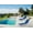 1 Pack Blue W/ Table, variant on Kozyard Patio Chaise Lounge Chair - Full Flat Alumium & Resin Legs, Outdoor Reclining Adjustable Chair for Sunbathing, Beach, Patio, Lounge Set or Patio Table (2 Pack NavyBlue W/ Table)