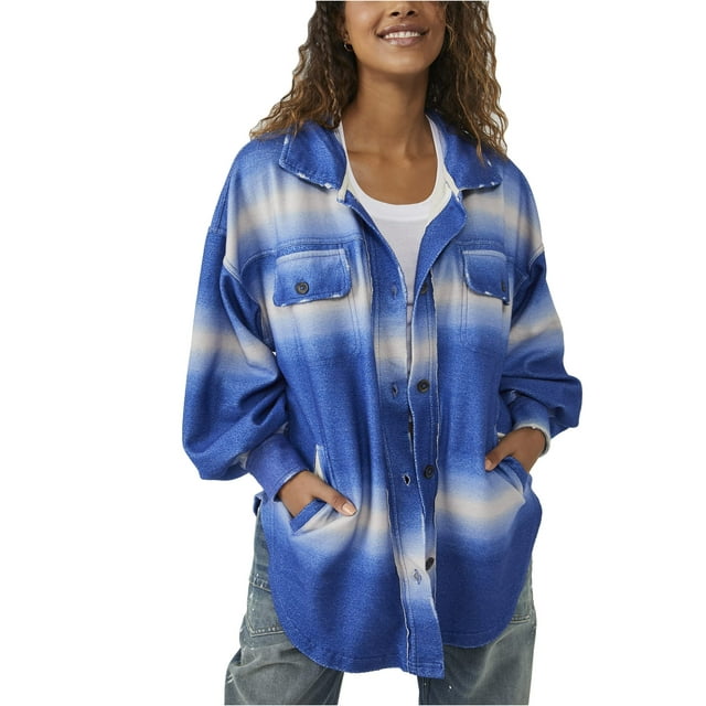 Free People Veste Rubis Imprimée Combo Mer Profonde MD (Femmes 8-10)