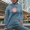 thumbnail image 2 of Be the Good, See the Good with a Sun Boho Drawing Art Merch Gift, Light Blue Hooded Sweatshirt or Hoodie, 3XL, 2 of 5