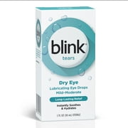 Blink Tears Lubricant Eye Drops for Mild to Moderate Dry Eye Relief and Symptoms, 1 fl oz