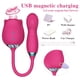 thumbnail image 2 of Vibrador de consolador de juguetes sexuales para adultos, estimulador sexual de rosas para mujeres con consolador multivibrador y vibración para lamer besos, vibradores de juguetes sexuales con rosas, 2 of 9