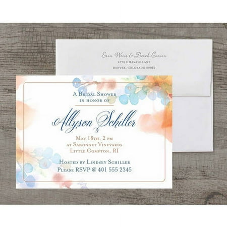 Vineyard Deluxe Bridal Shower Invitation