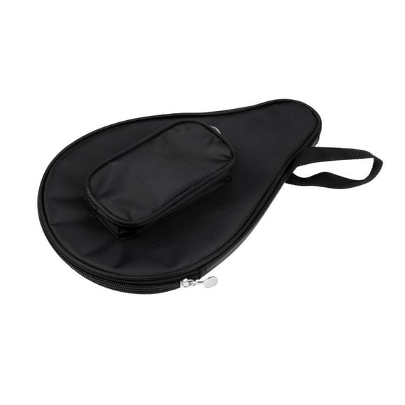 Funda de Raqueta de Tenis de Mesa Macarena Bolsa Portátil Negro 30 * 19 * 2cm