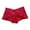 Red, variant on Women's Elegant Lace Boyshorts Breathable Hollow Out Underwear With Comfort Fit Design, S, White