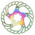 thumbnail image 3 of Plating Color Cycling Disc Brake Rotor, Bike Disc Brake Rotor, Colorful Disc Brake Rotor Riding  Bike For Cycling Mountain Bicycle 140MM,160MM,180MM,203MM, 3 of 8