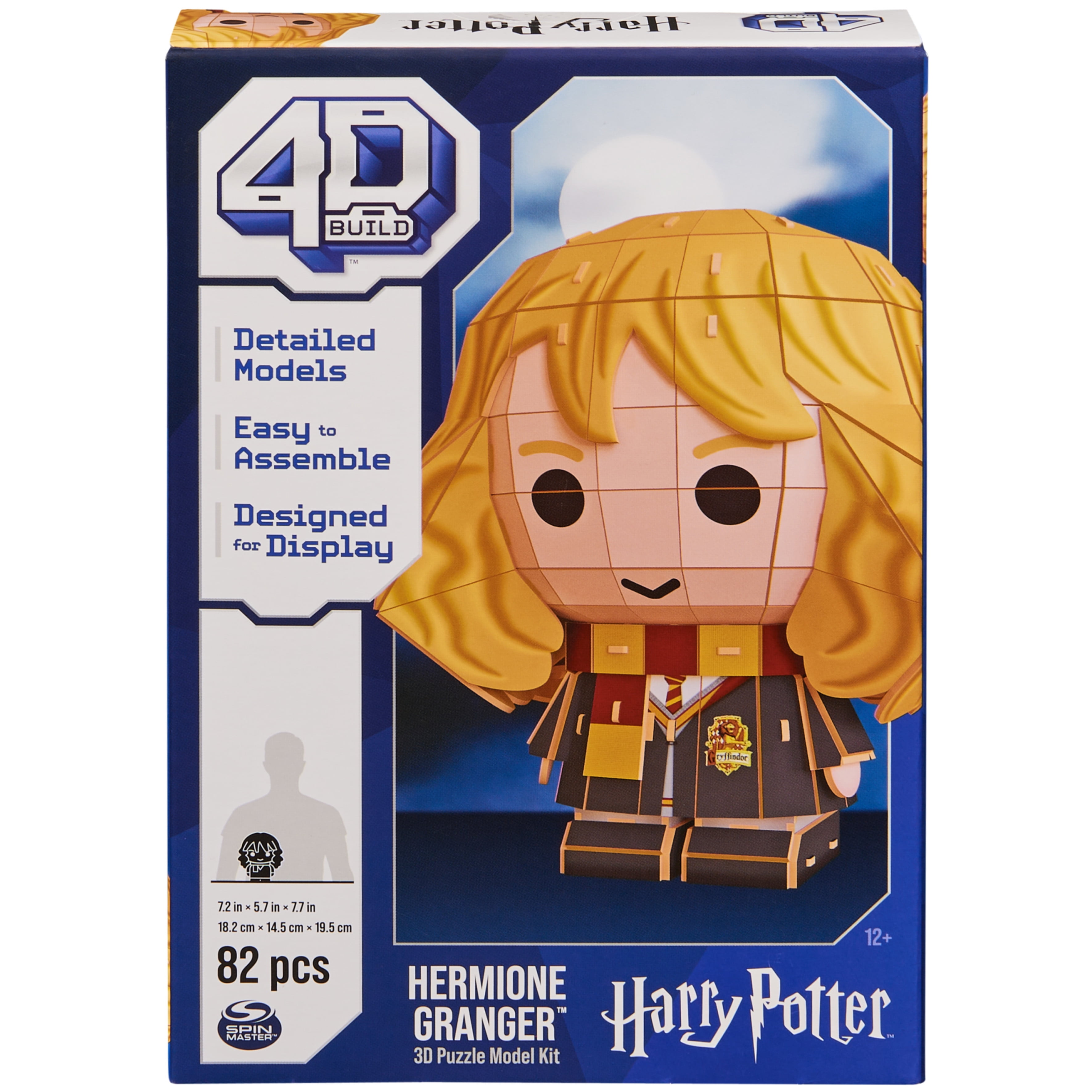 4D Build, Harry Potter Hermione Granger 3D Puzzle Model Kit 82 Pcs, Harry  Potter Gifts Desk Decor, Building Toys, 3D Puzzles for Adults & Teens 12+