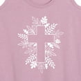 thumbnail image 3 of Instant Message - Foliage Cross - Women's Racerback Tank Top, 3 of 6