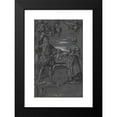 thumbnail image 2 of Tobias Stimmer 11x14 Black Modern Framed Museum Art Print Titled - Design for Glass Painting: Man and Woman in Architectural Setting (Second Half 1500s), 2 of 5