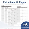 thumbnail image 5 of SUOSDEY Planner 2027,Weekly Monthly Planner Calendar Notebook with Tabs(Jan-Dec.2027,6.3"x8.5"), 5 of 6